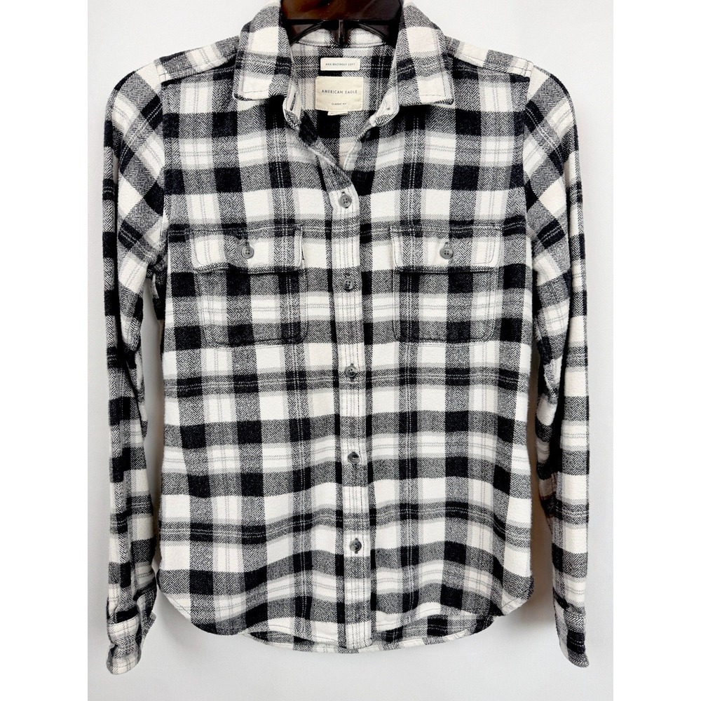 American Eagle Ahh Mazingly Soft Plaid Flannel XS